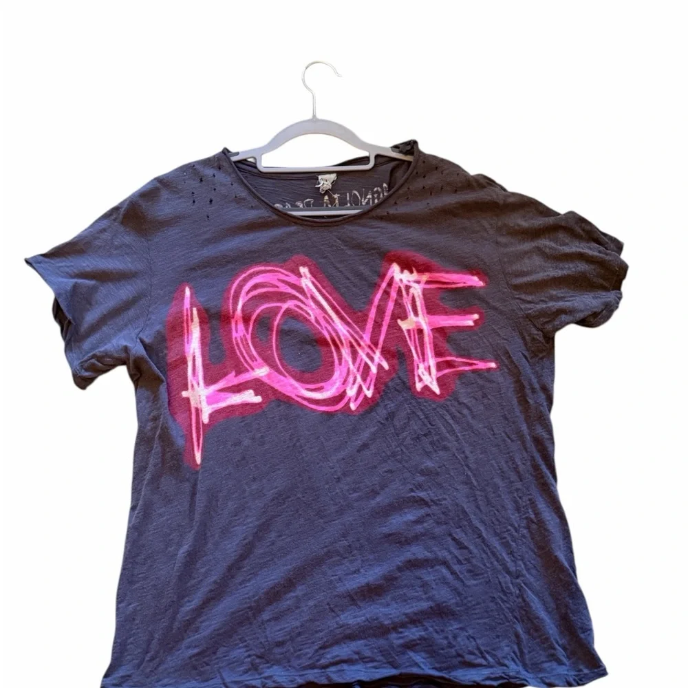 Magnolia Pearl Love Is Neon Tee - Picture 3 of 7
